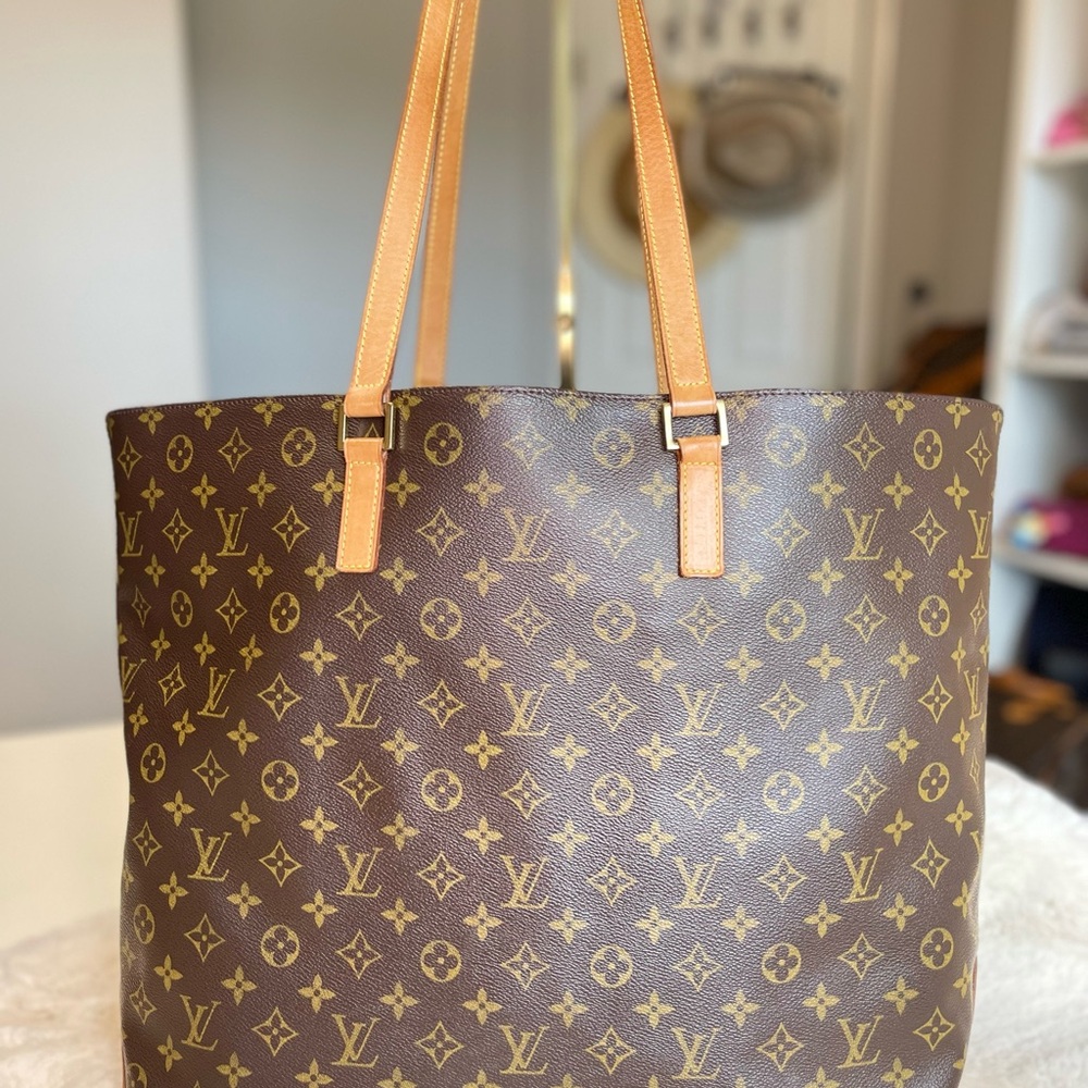 SOLD‼️Louis Vuitton Brown Monogram Cabas Alto Tote